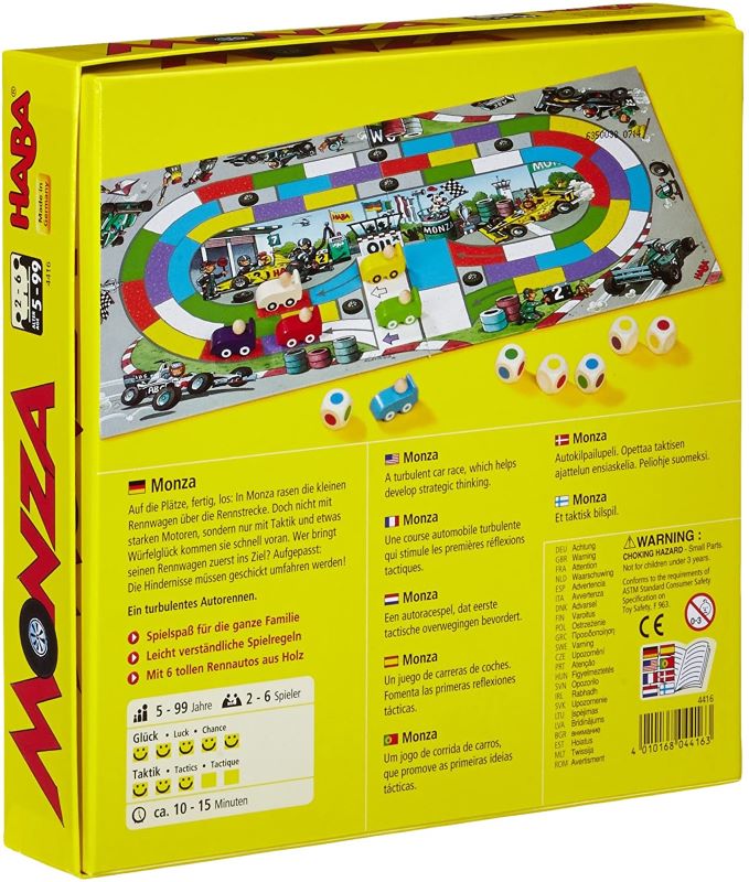 Monza, juego de mesa Haba