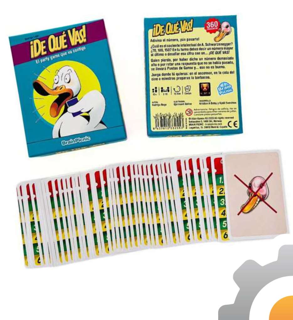 ¡De qué vas!, juego de mesa BrainPicnic