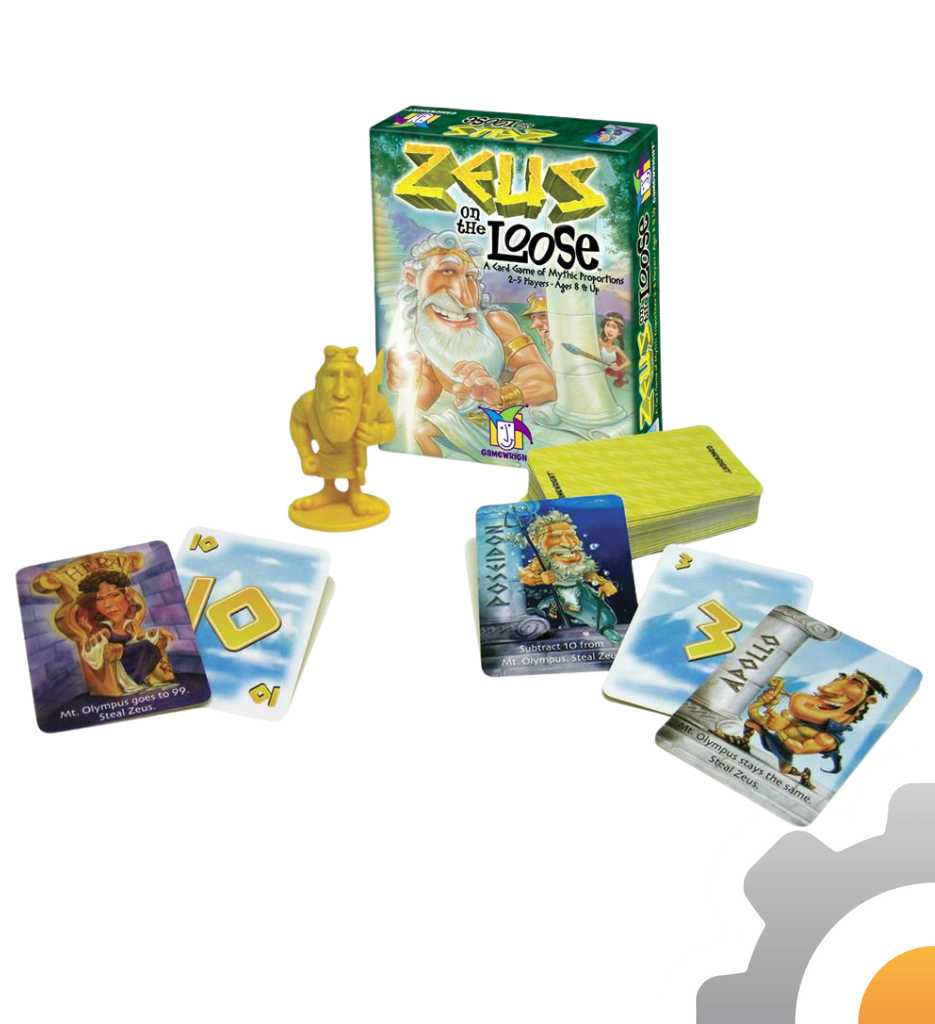 Zeus on the Loose, juego de cartas Gamewright