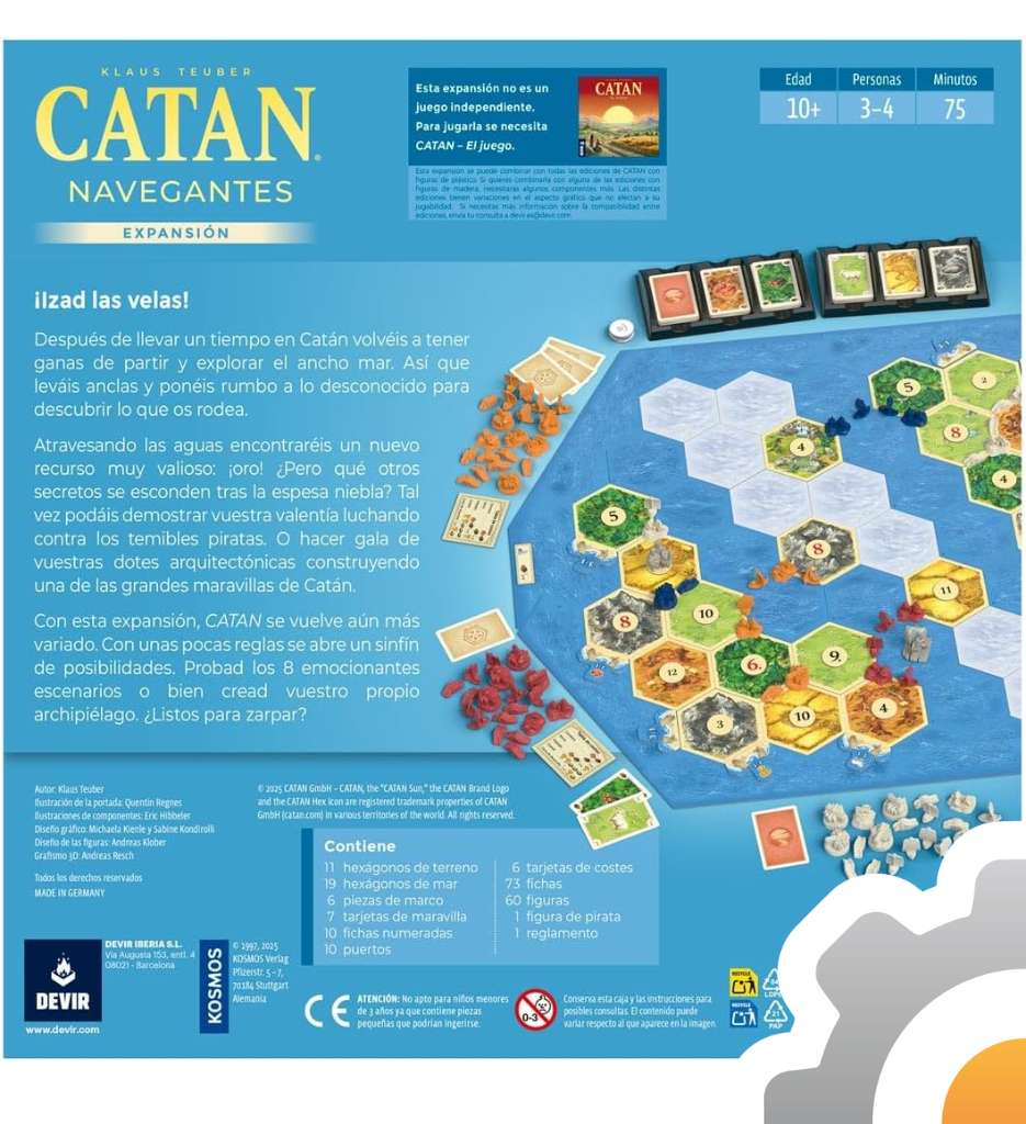 Catan: Expansión Navegantes Devir