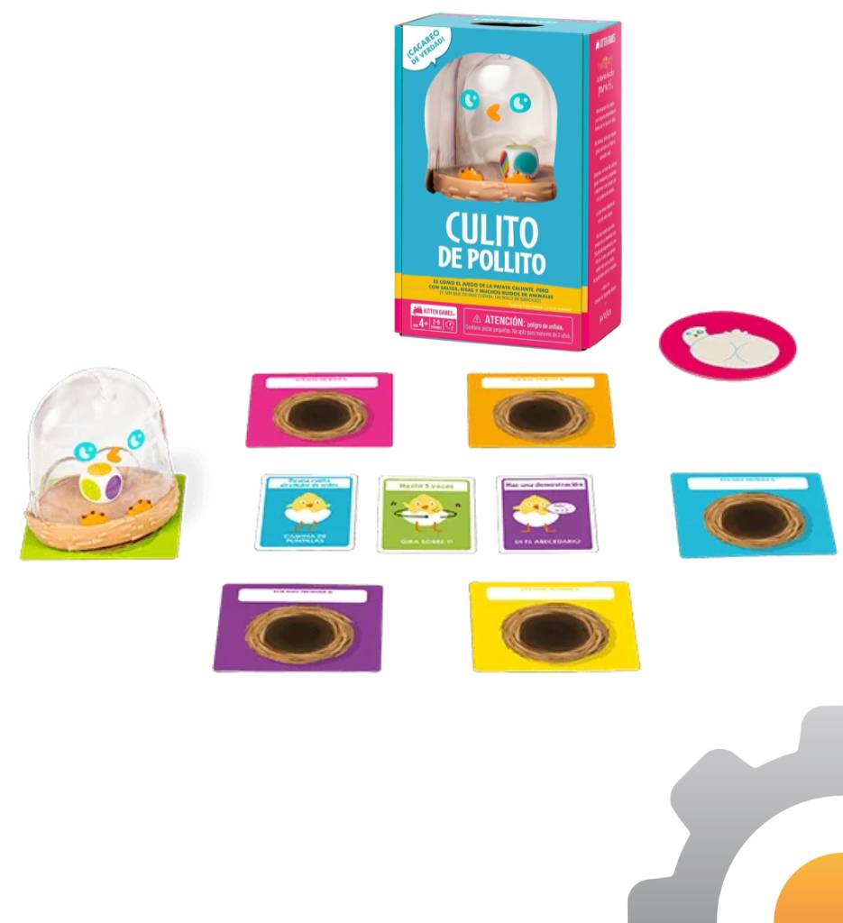 Culito de Pollito, juego de mesa Asmodee