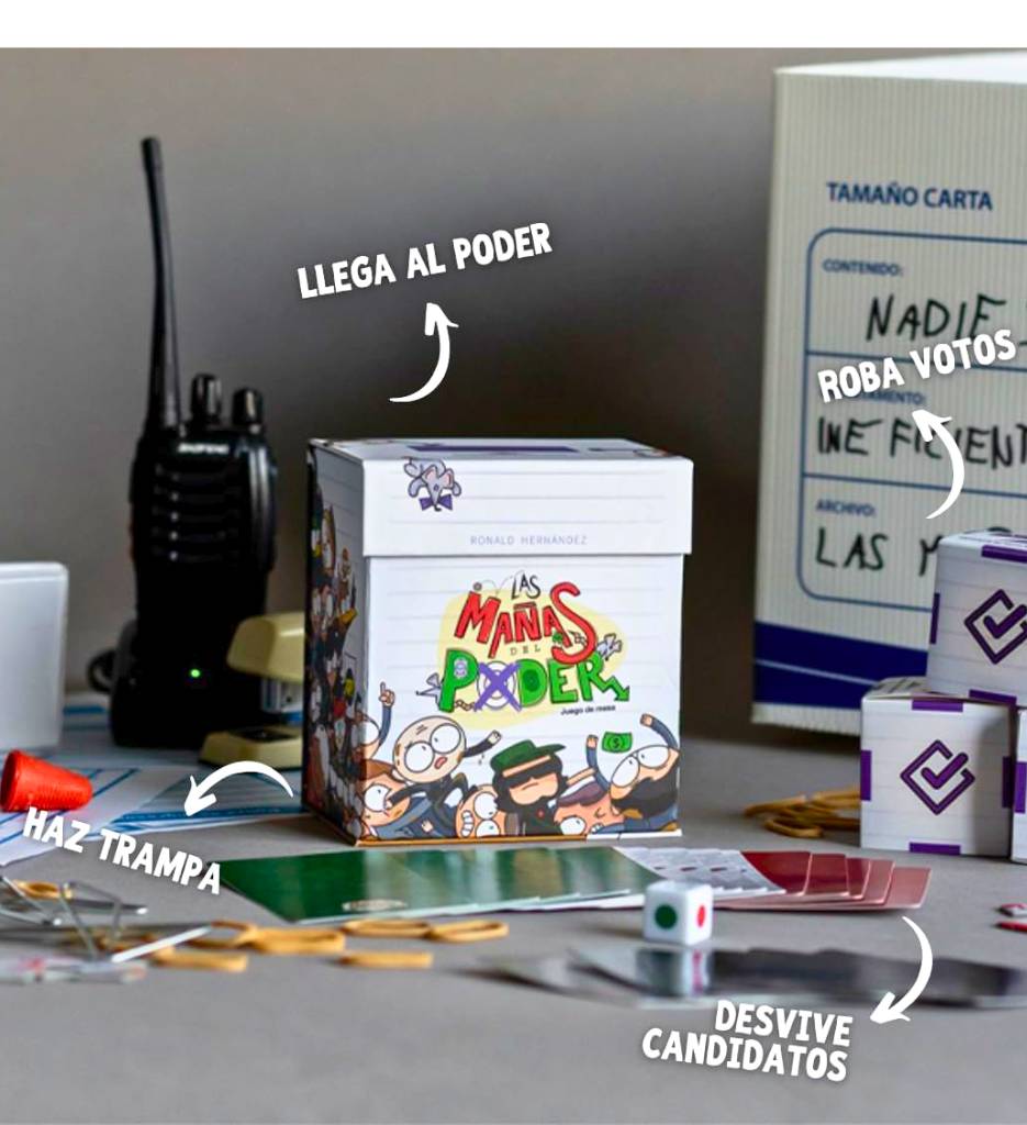 Las mañas del poder, juego de mesa Ideotas