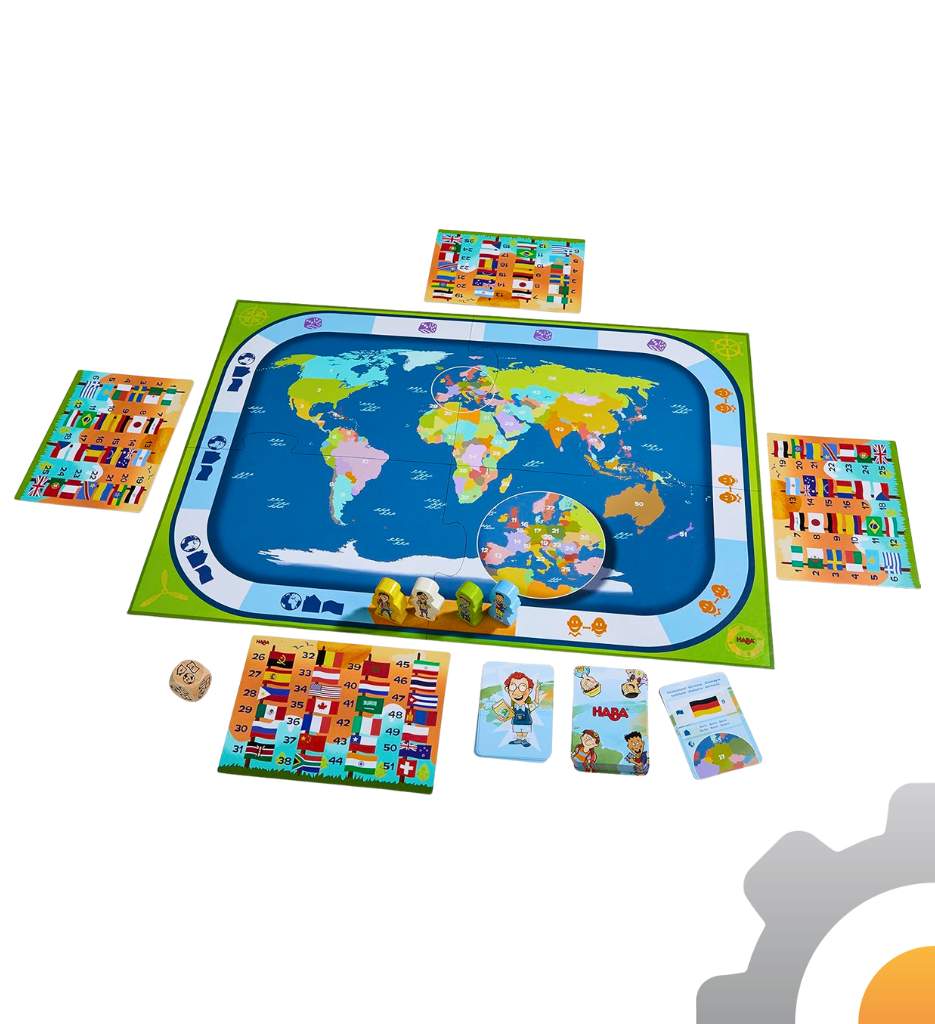 Los países del mundo, juego Haba