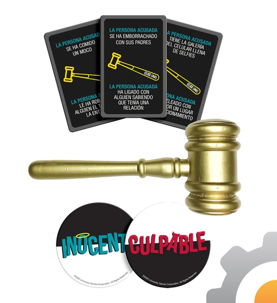 ¿Culpable o inocente?, juego de mesa Novelty