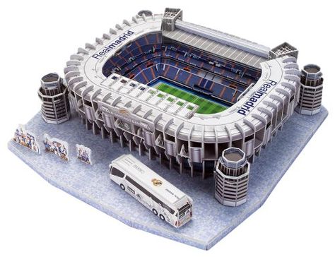 Santiago Bernabeu, Real Madrid 108p. 3D Nanostad