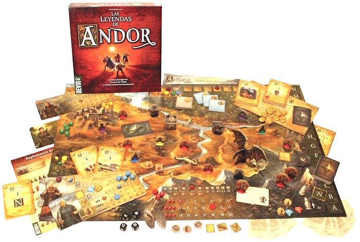 Las Leyendas de Andor, juego de mesa Devir