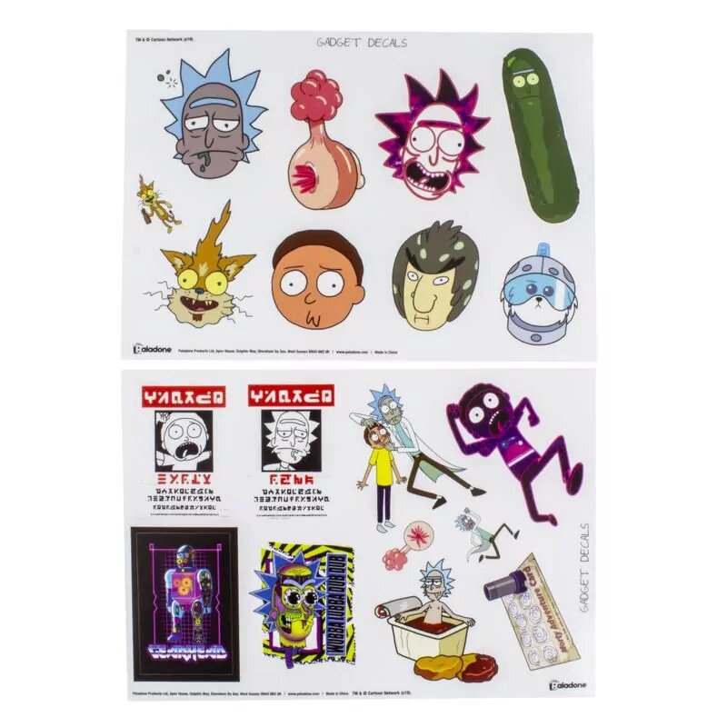 Rick and Morty Gadget Decals - calcomanías, Paladone