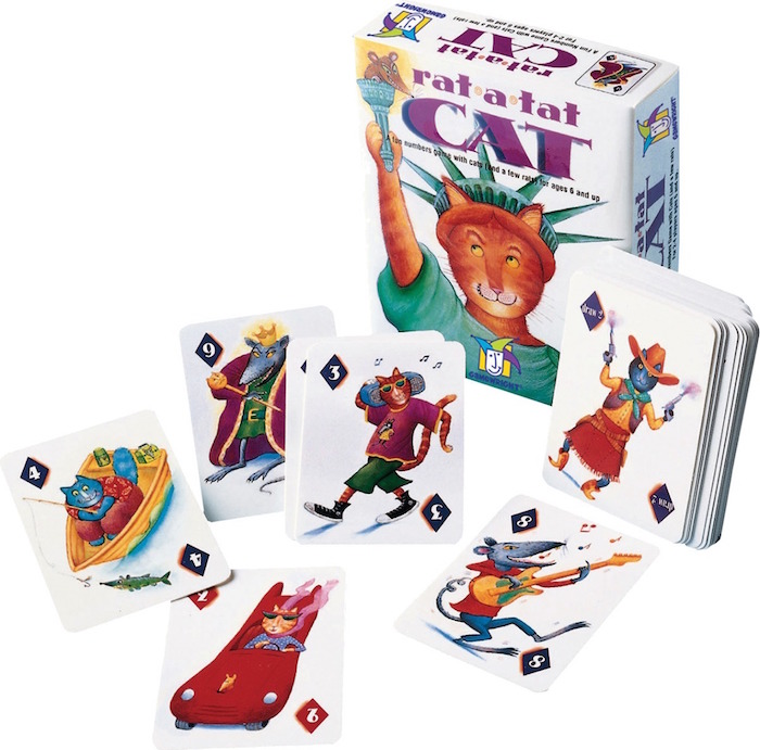 Rat a tat Cat, juego de cartas Gamewright