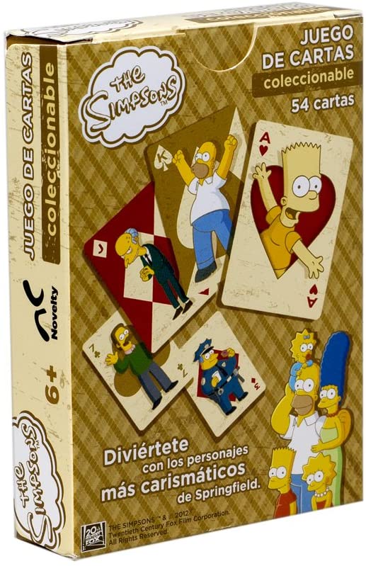 Baraja Póker Vintage The Simpsons, Novelty
