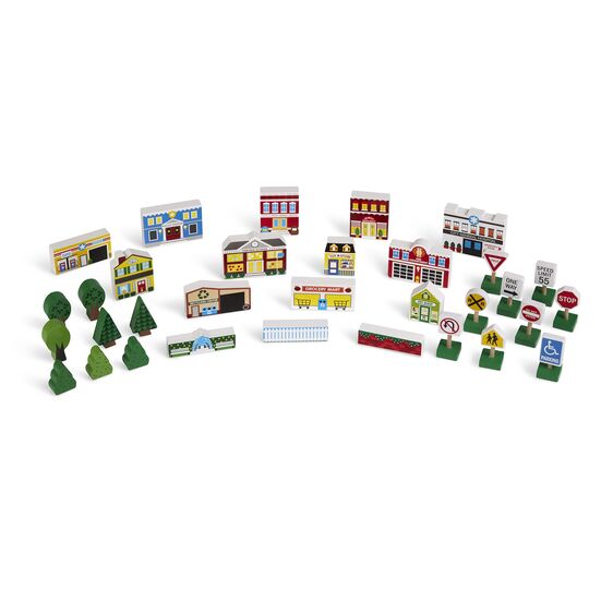 Wooden Town play set, Melissa &amp; Doug