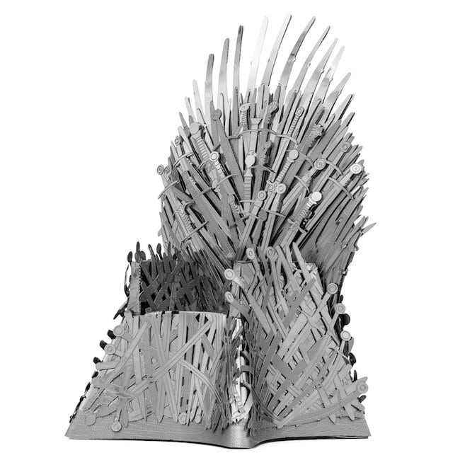 Iron Throne Game of Thrones Iconx, Metal 3D Fascinations