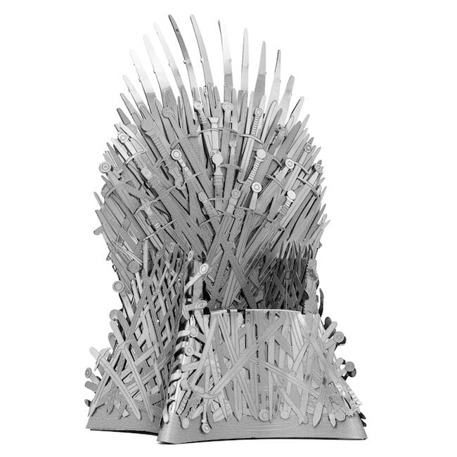 Iron Throne Game of Thrones Iconx, Metal 3D Fascinations
