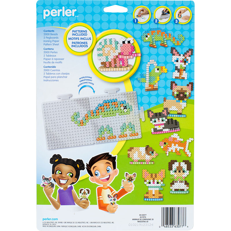 3D Pets Fuse Bead kit, Perler