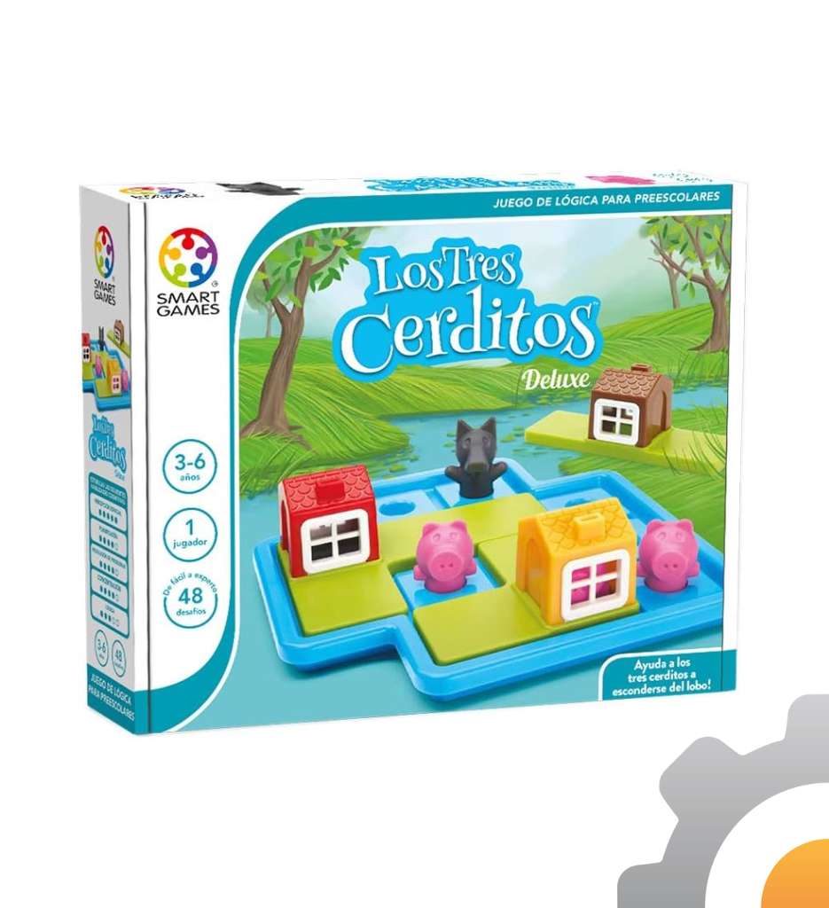 Los tres Cerditos Deluxe, juegos de lógica Smart Games