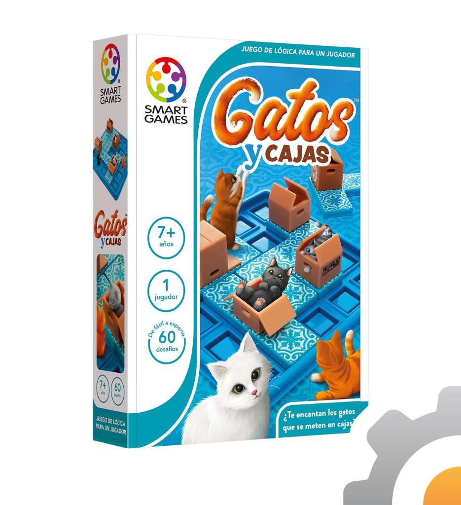 Gatos y cajas, juego de lógica Smart Games