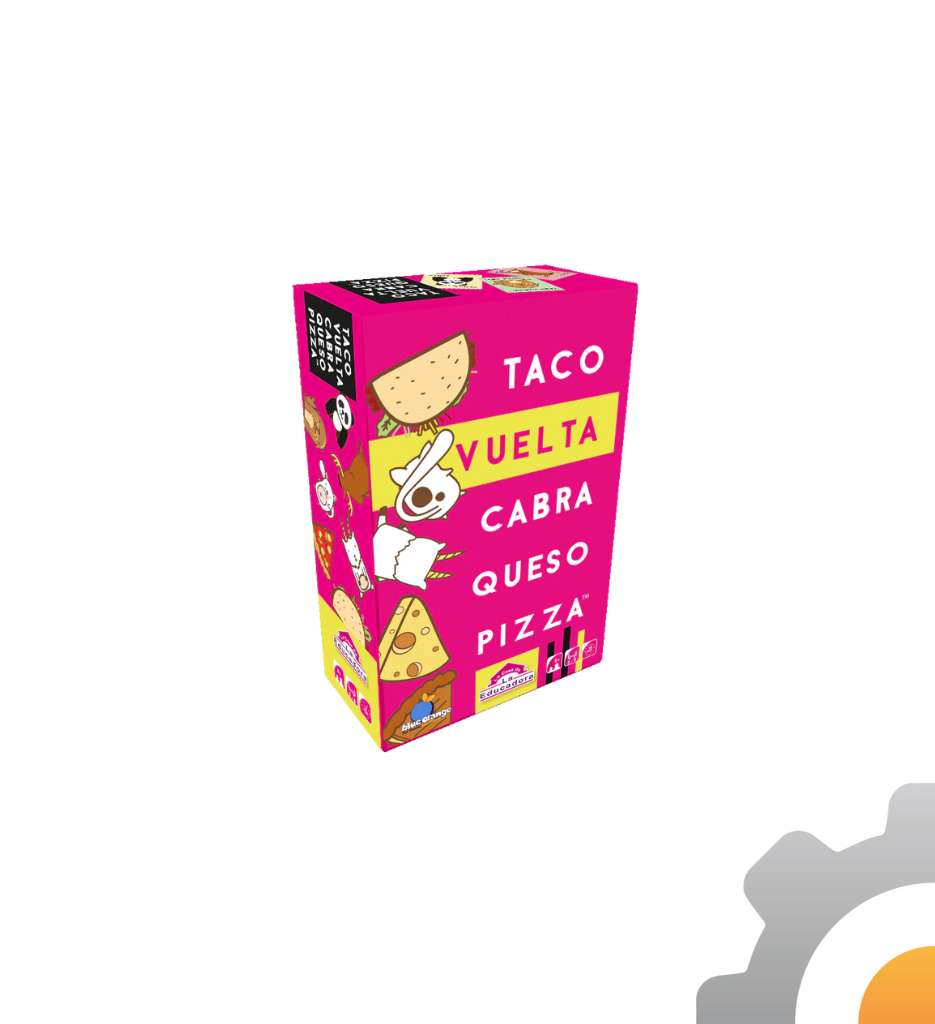 Taco, Vuelta, Cabra, Queso, Pizza, Blue Orange