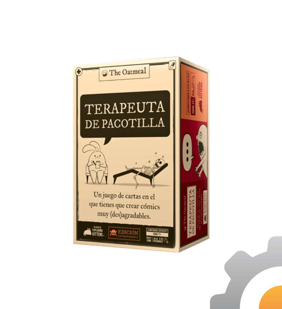 Terapeuta de Pacotilla, juego de mesa EK