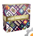 Set de 3 juegos en 1: torre de madera, lotería y baraja, Novelty