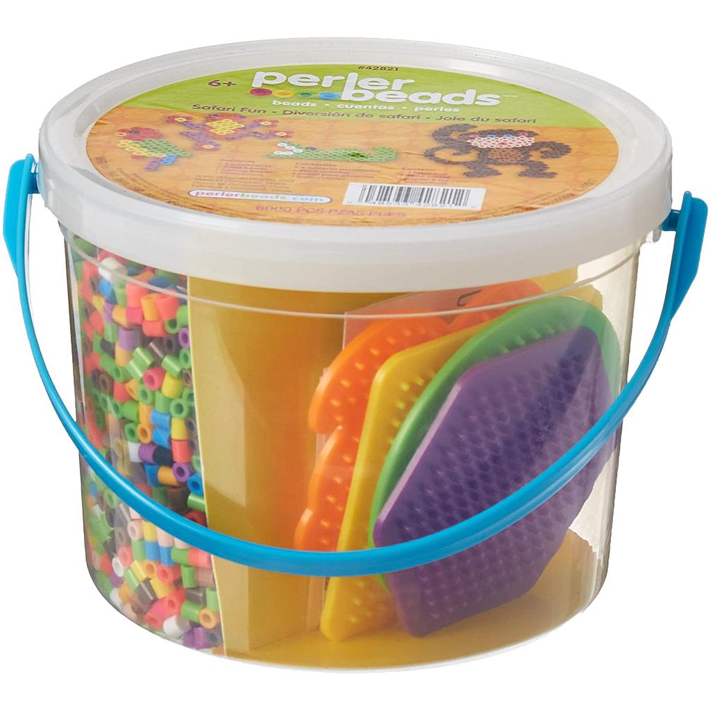 6000 Beads Safari Fun bucket, Perler