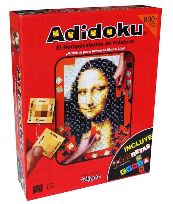 Adidoku Mona Lisa, rompecabezas/juego de mesa Lúdika