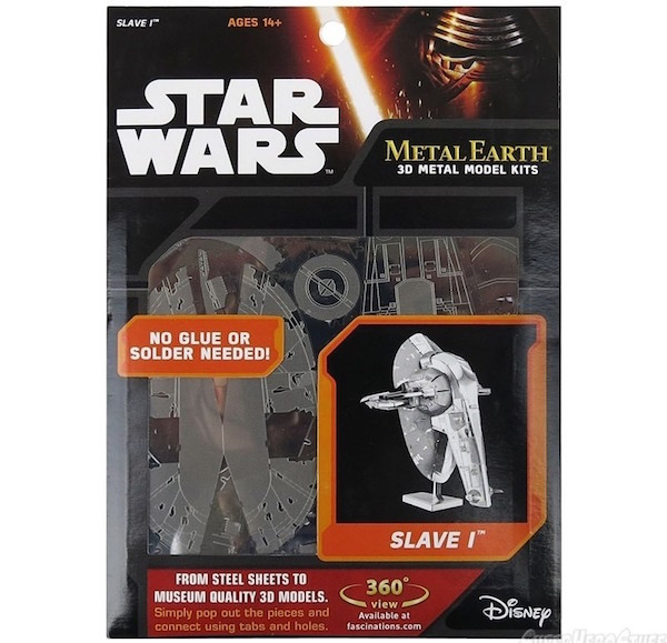 Slave I Star Wars, Metal 3D Fascinations