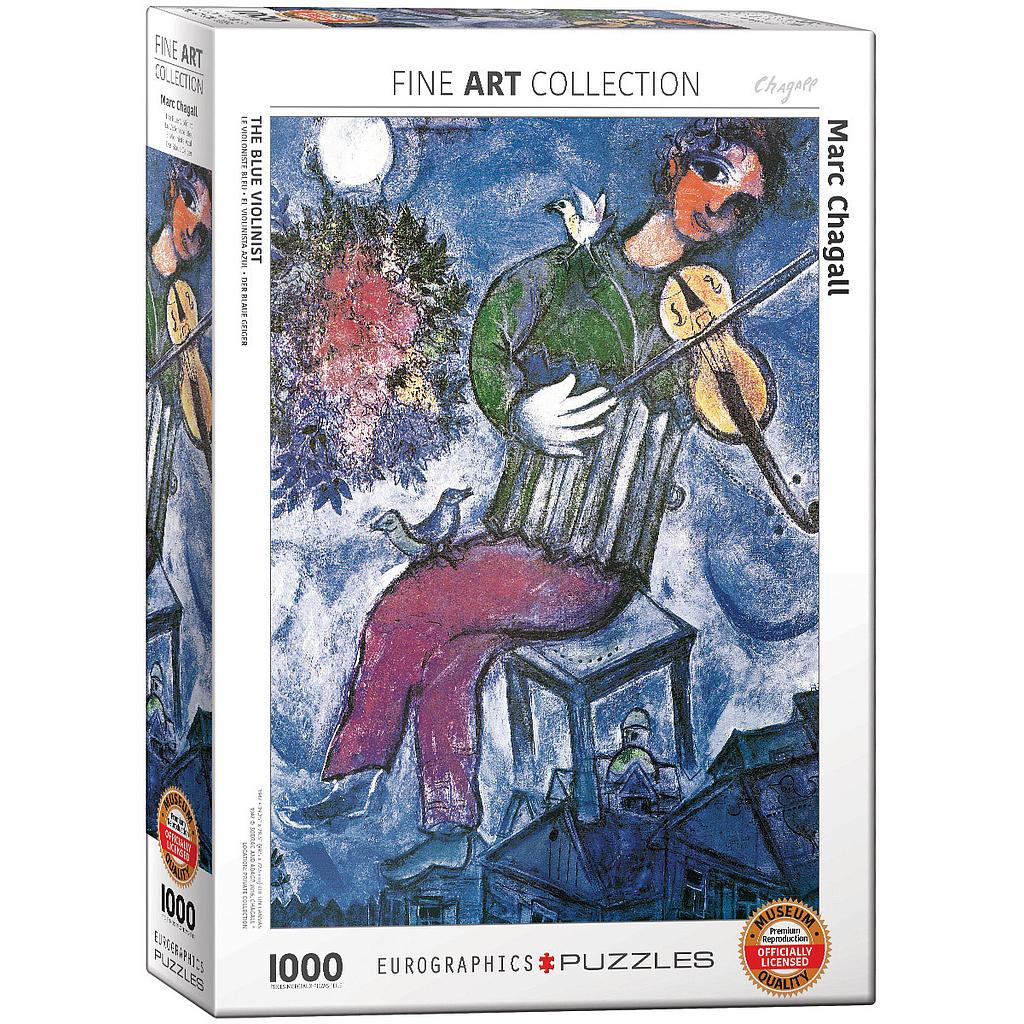 RC The Blue Violinist, Marc Chagall 1000p. Eurographics