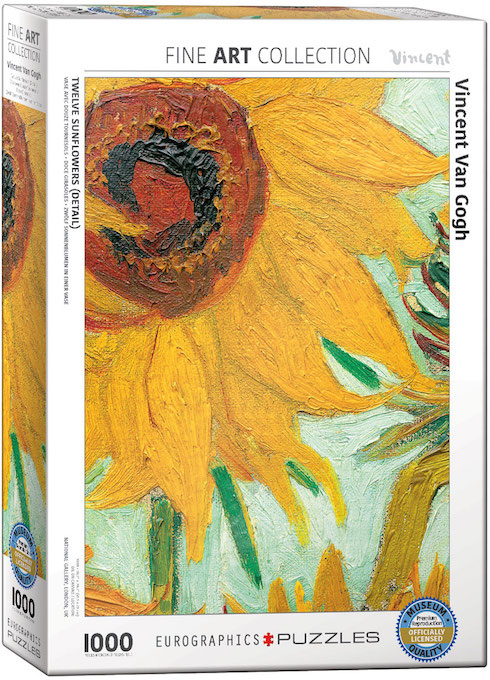RC Sunflowers detail, Van Gogh 1000p. Eurographics