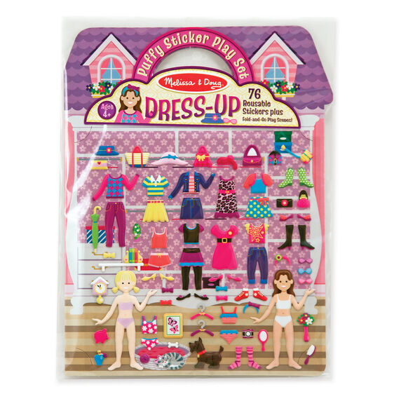 Reusable Puffy Stickers - Dress-Up, Melissa &amp; Doug