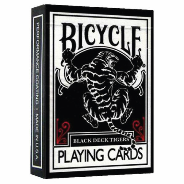 Baraja Bicycle Black Tiger cartón plastificado