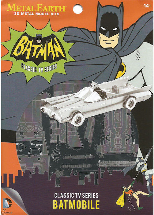 Batmobil Classic TV Serie Batman Metal 3D, Fascinations
