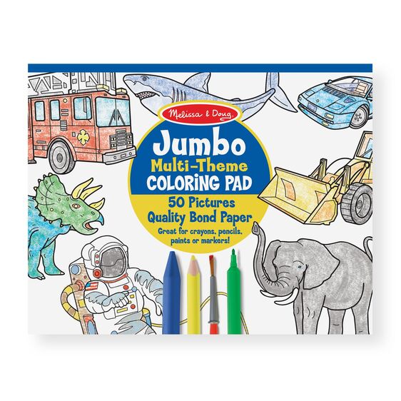 Block para colorear Jumbo - Azul, Melissa &amp; Doug