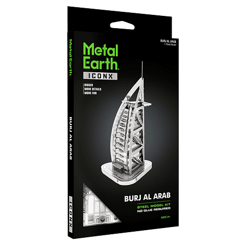Burj Al Arab Iconx Metal 3D, Fascinations