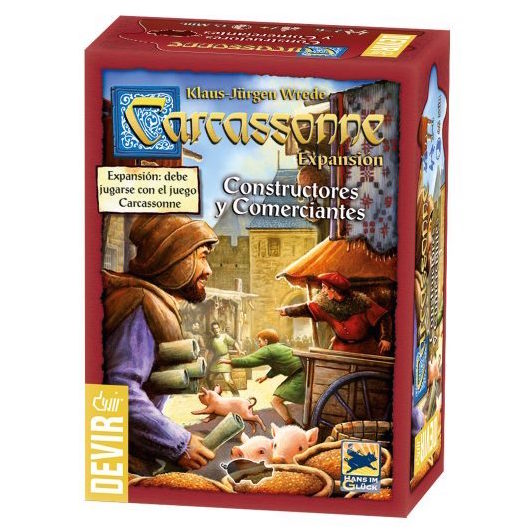 Carcassonne: Expansión Comerciantes y Constructores, Devir