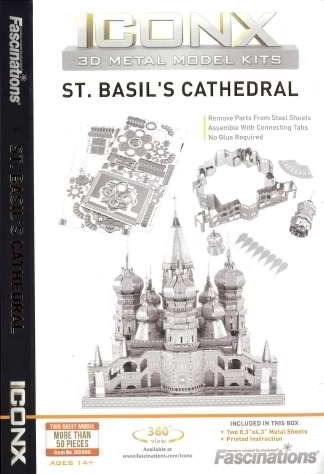 Catedral de San Basilio Iconx Metal 3D, Fascinations