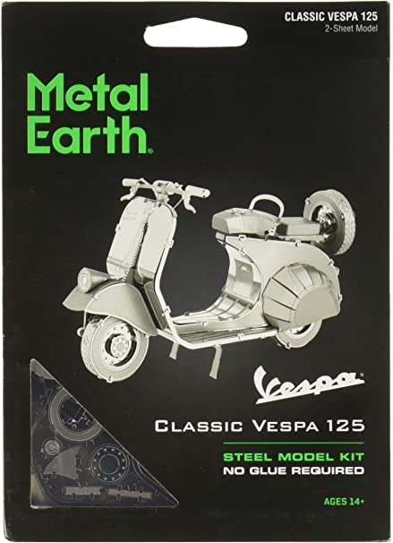 Classic Vespa 125 Metal 3D Fascinations