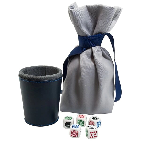 Cubilete Frengie Vinyl en bolsa de yute, Novelty