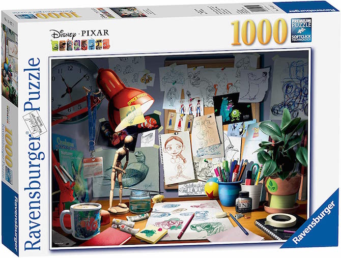 RC Disney Pixar: The Artist's Desk 1000p. Ravensburger