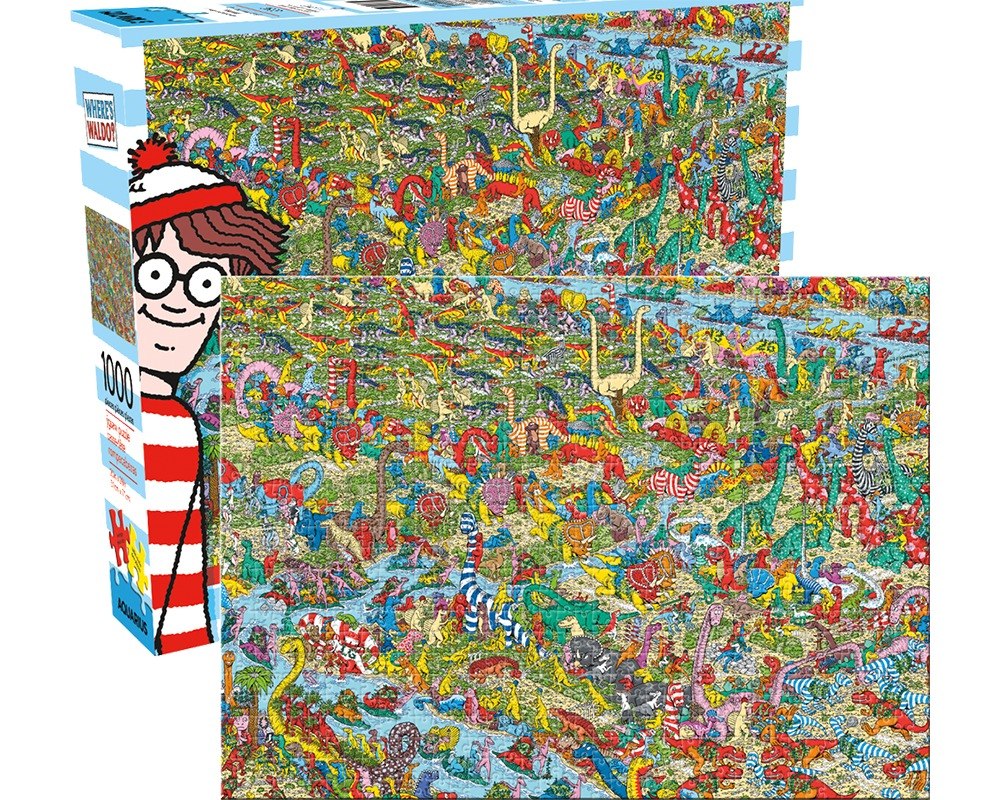 RC ¿Dónde está Wally? Dinosaurios 1000p. Aquarius