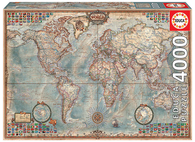 RC El Mundo Mapa Político 4000p. Educa