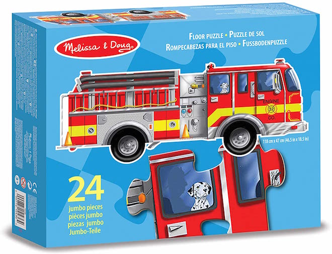 RC Fire Engine floor puzzle 24p. jumbo, Melissa &amp; Doug