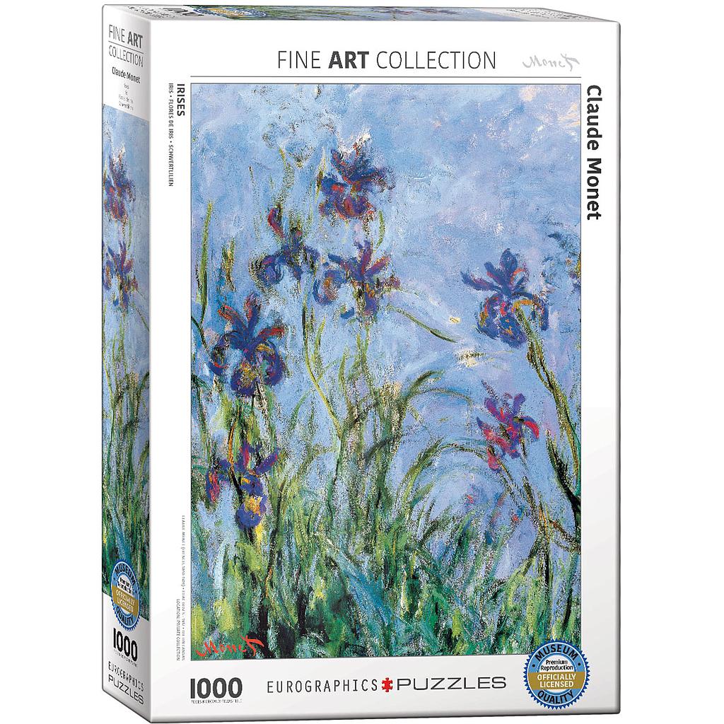 RC Irises, Claude Monet 1000p. Eurographics