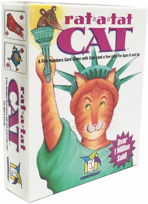 Rat a tat Cat, juego de cartas Gamewright