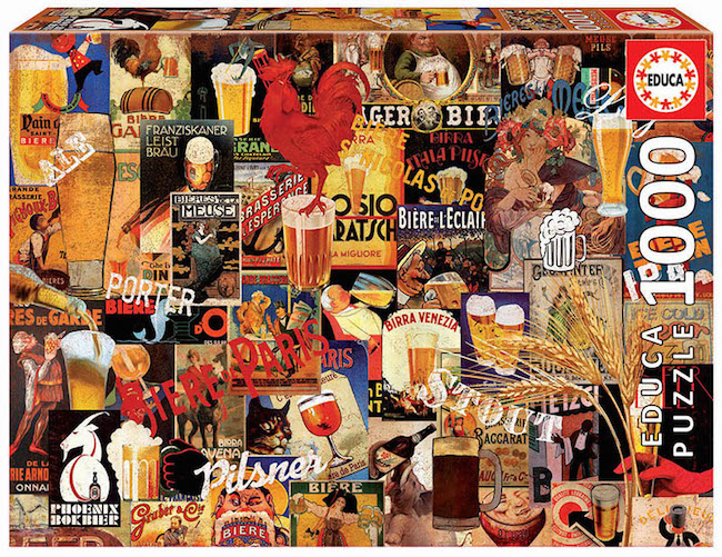 RC Collage de cervezas vintage 1000p. Educa