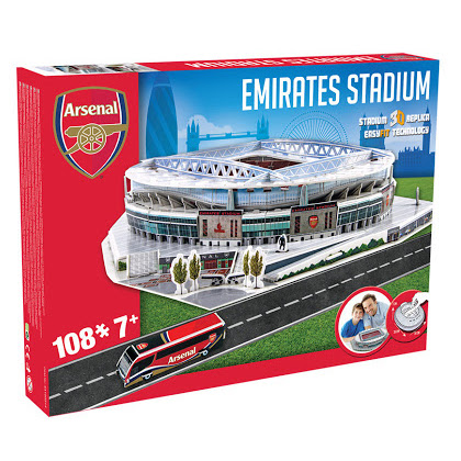 Emirates Stadium, Arsenal 108p. 3D Nanostad