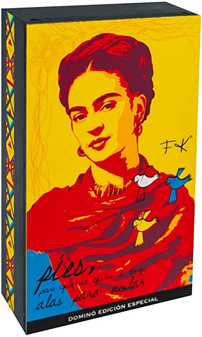 Frida Kahlo dominó acrílico coleccionable caja de madera, Novelty