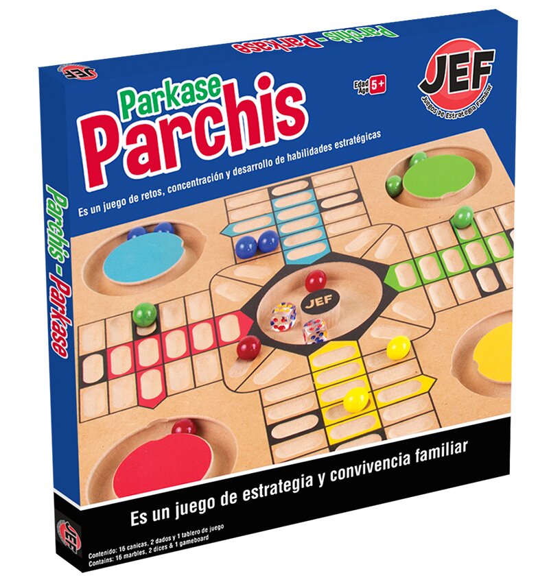 Parchis / Parkase juego de mesa, JEF