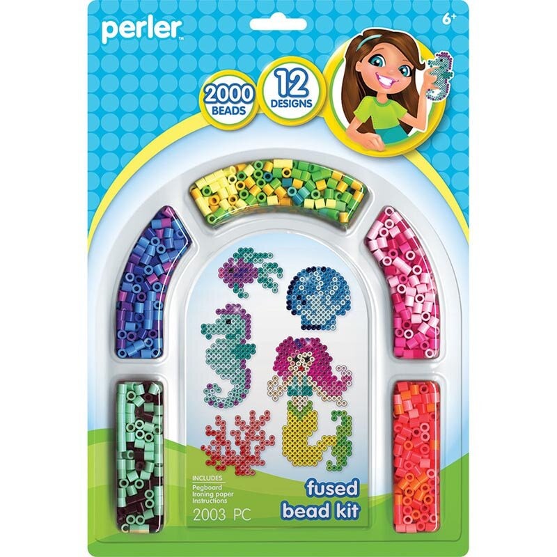 Mermaid activity kit, Perler