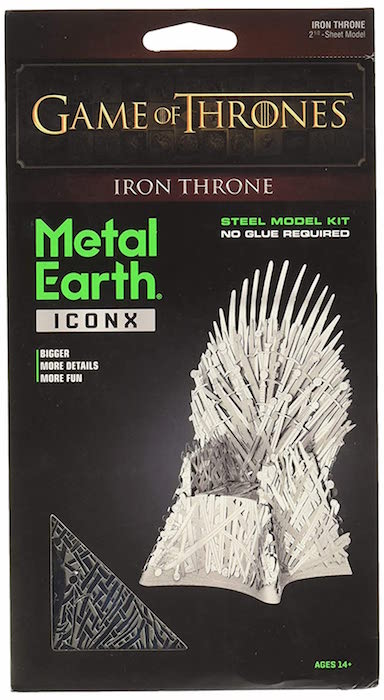 Iron Throne Game of Thrones Iconx, Metal 3D Fascinations