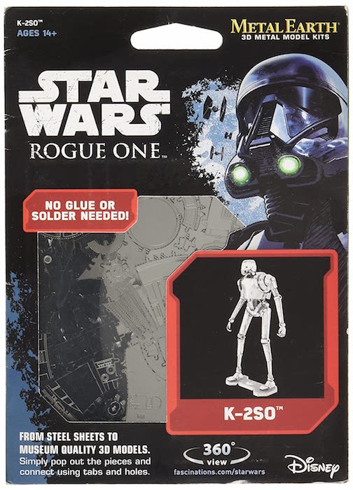 K-2SO Star Wars, Metal 3D Fascinations