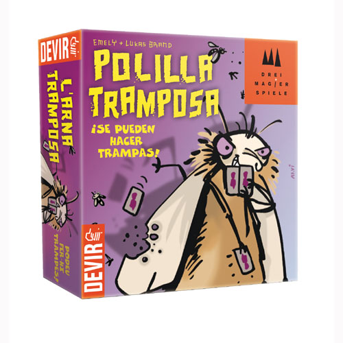 La Polilla tramposa, juego de cartas Devir